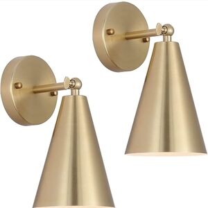 Gold Wall Sconce Set